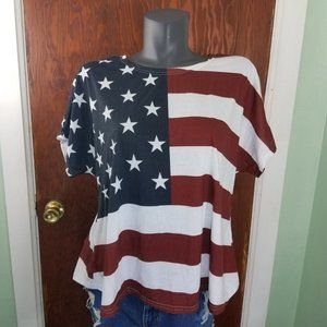 American Flag Tee, Size 3X